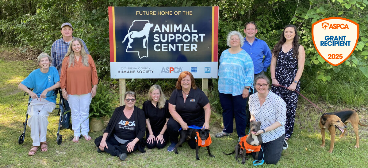ASPCA Partners with Oktibbeha County Humane Society to Create Lifesaving Animal Support Center in Mississippi